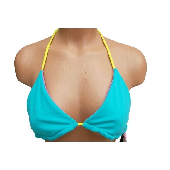 VICTORIA'S SECRET THE ABBIE REVERSIBLE TRIANGLE 2 PIECES SWIMSUIT MD NWT - Picture 4 of 10